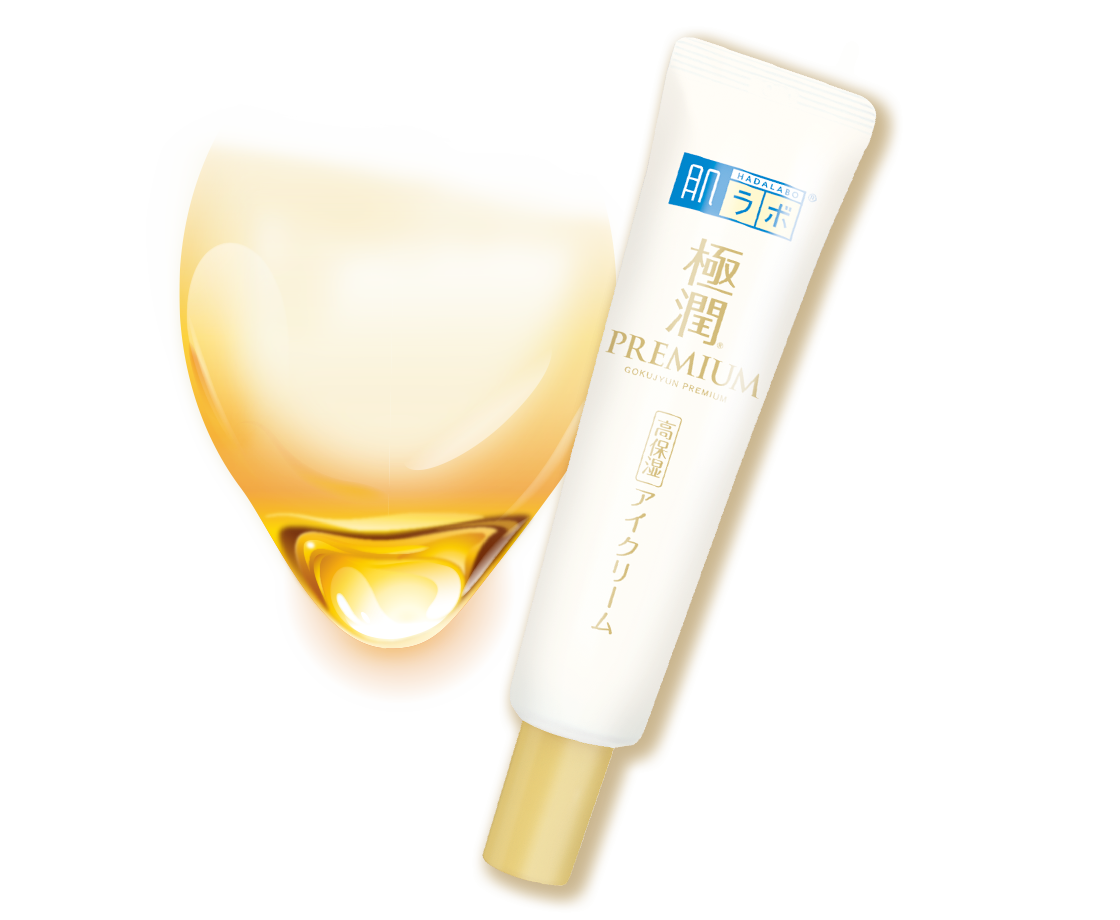 ROHTO Hada Labo Gokujyun Premium Eye Cream dengan Hyaluronic Acid